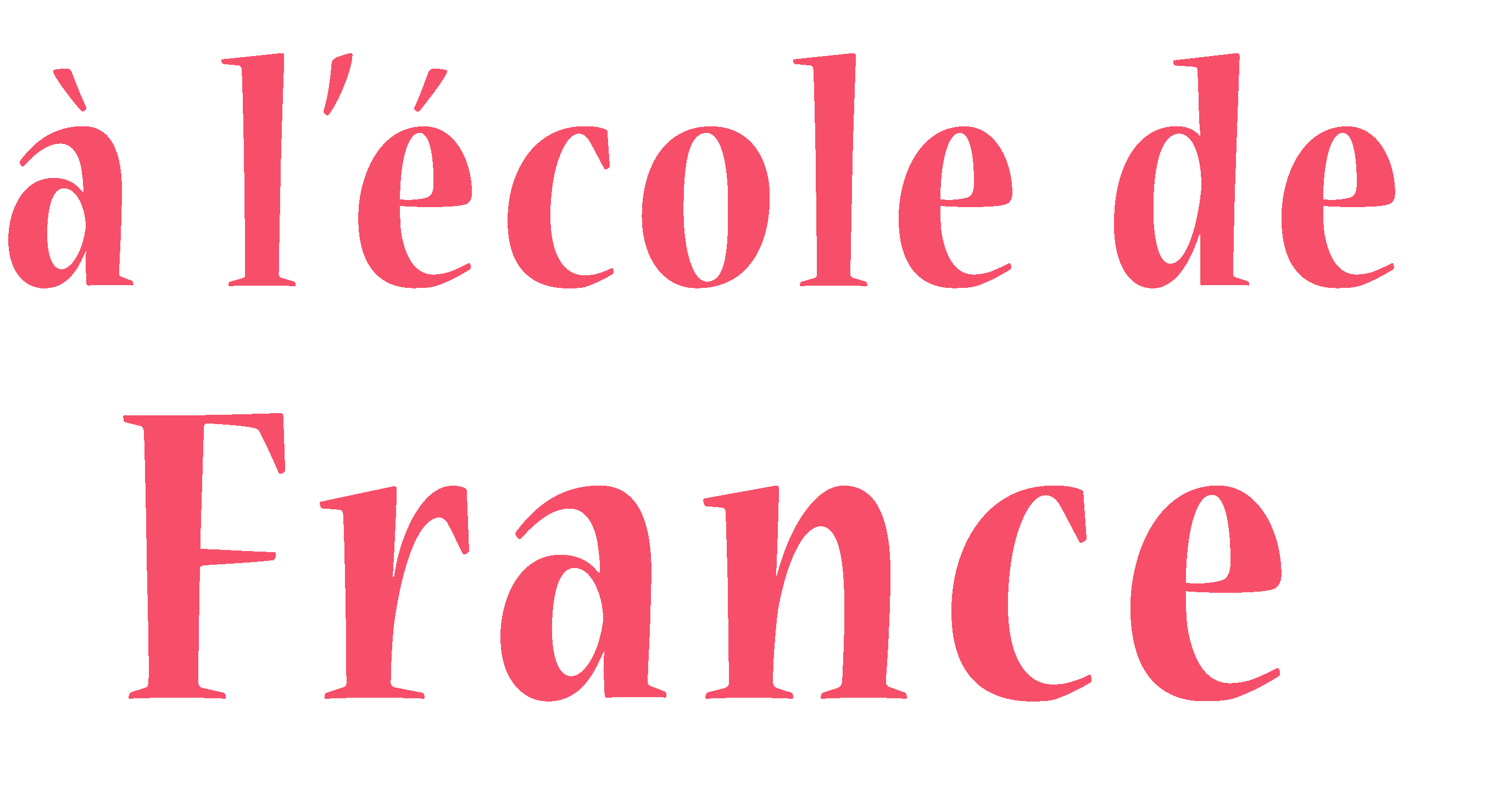 cours de francais en ligne, à l'école de France